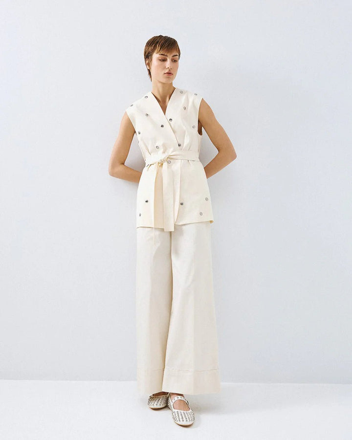 Γιλέκο με τρούκς και ζώνη Access Fashion
