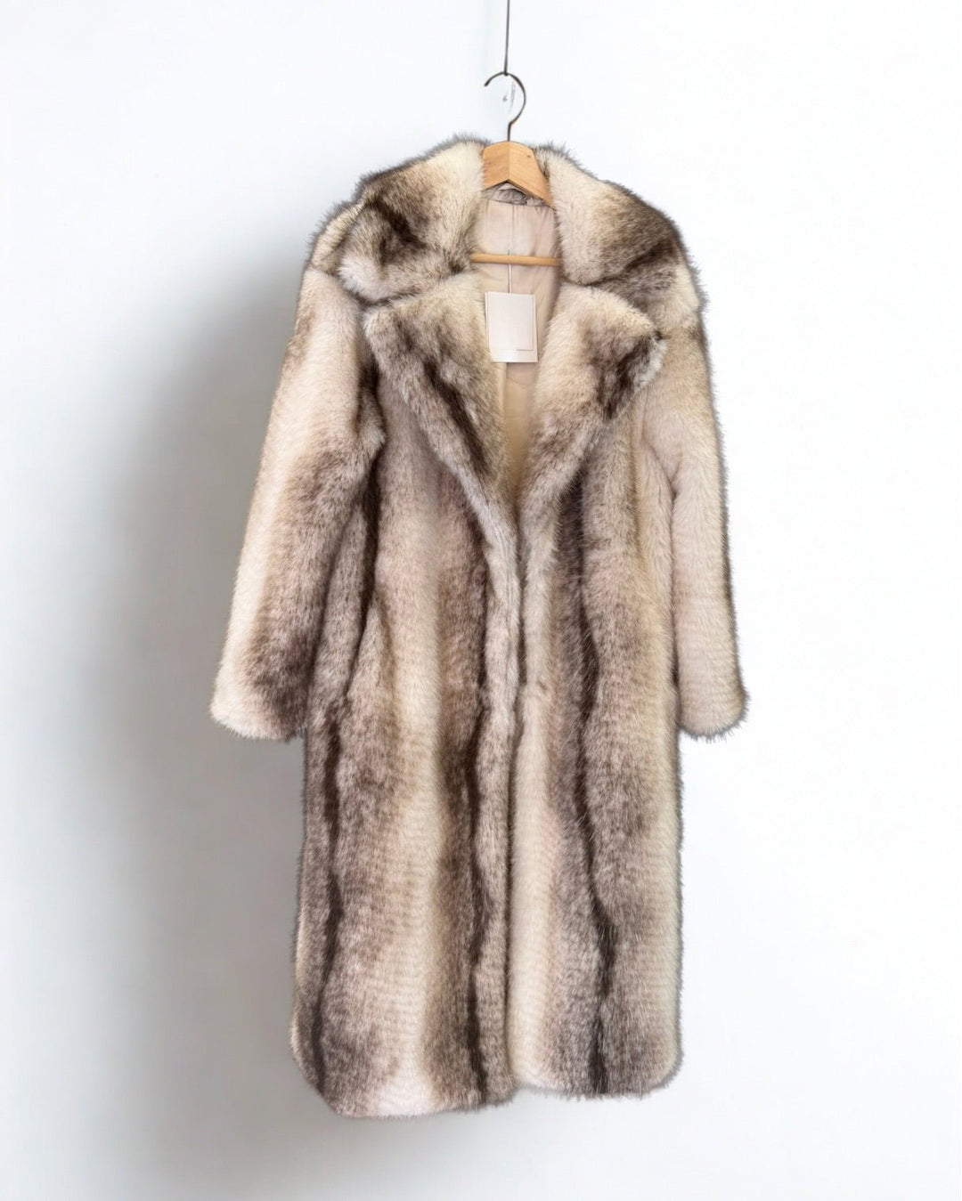 Γούνα μακρυά με γιακά A Collection Boutique