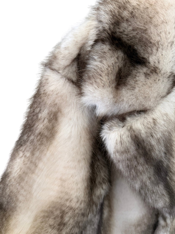 Γούνα μακρυά με γιακά A Collection Boutique