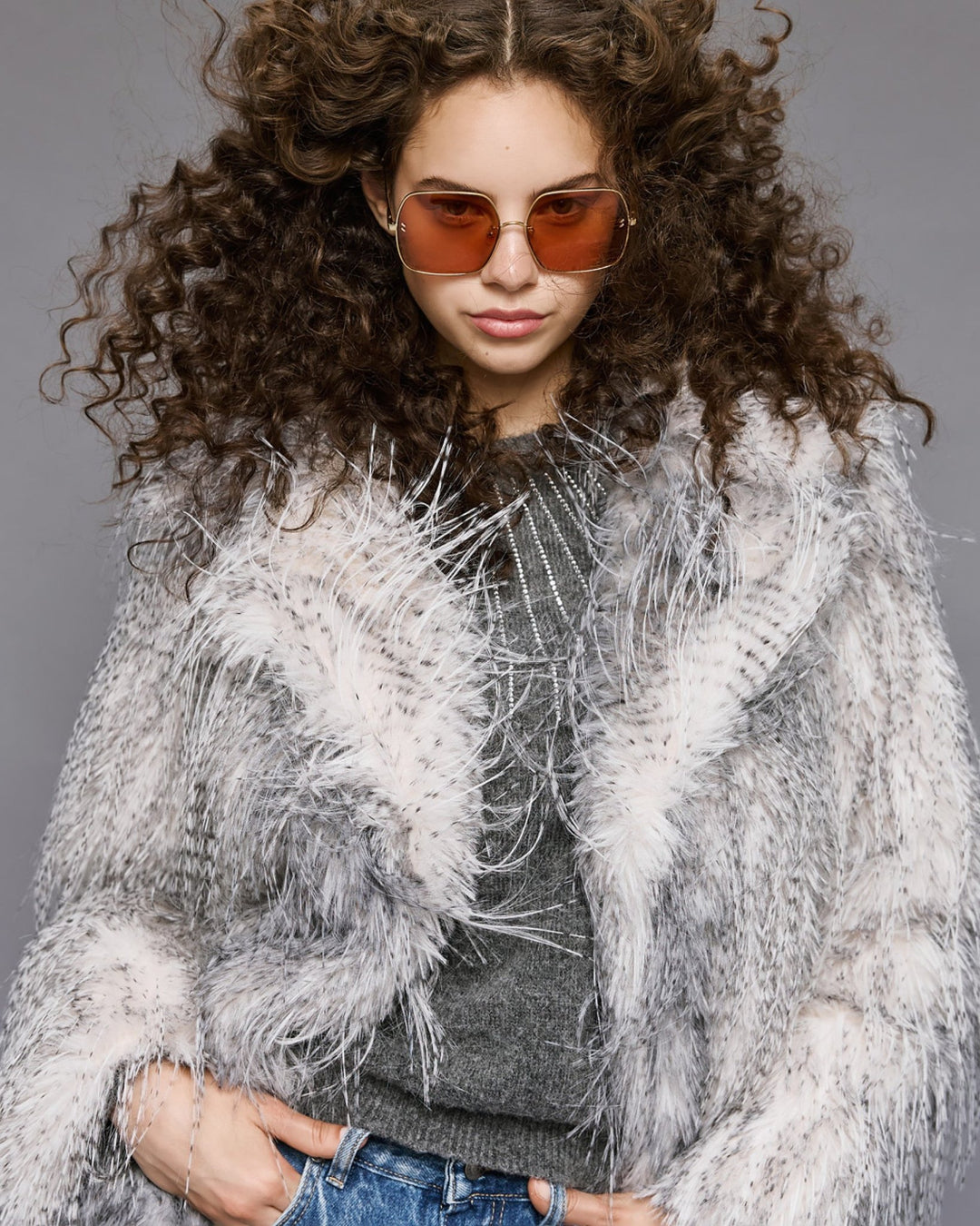 Γούνα με μακριά τρίχα Access Fashion