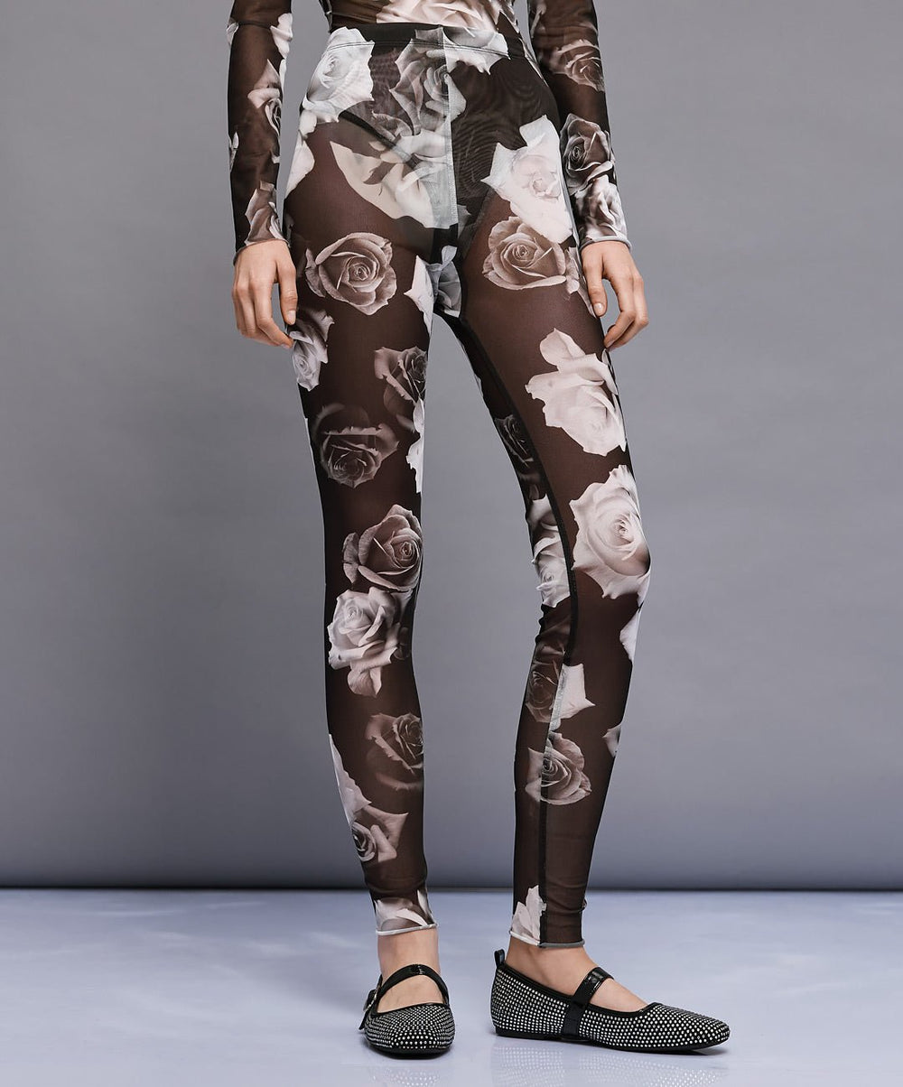 Κολάν διαφάνεια φλοράλ Access Fashion