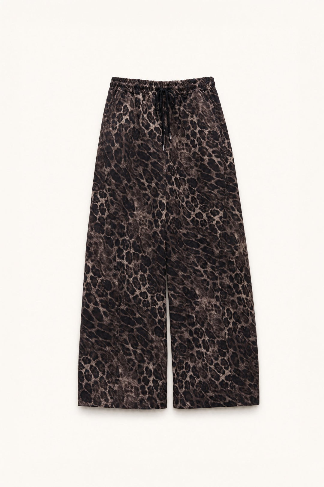 Leopard σετ jacket με κουκούλα & wide leg παντελόνι Lumina