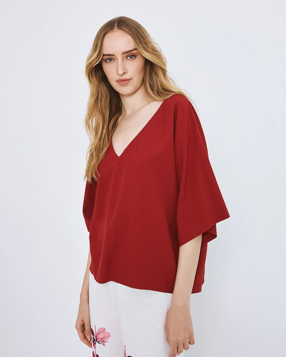 Μπλούζα με μανίκια νυχτερίδα Access Fashion