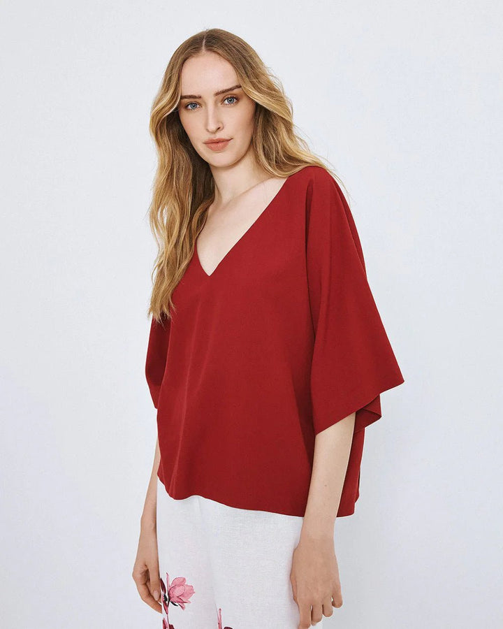 Μπλούζα με μανίκια νυχτερίδα Access Fashion