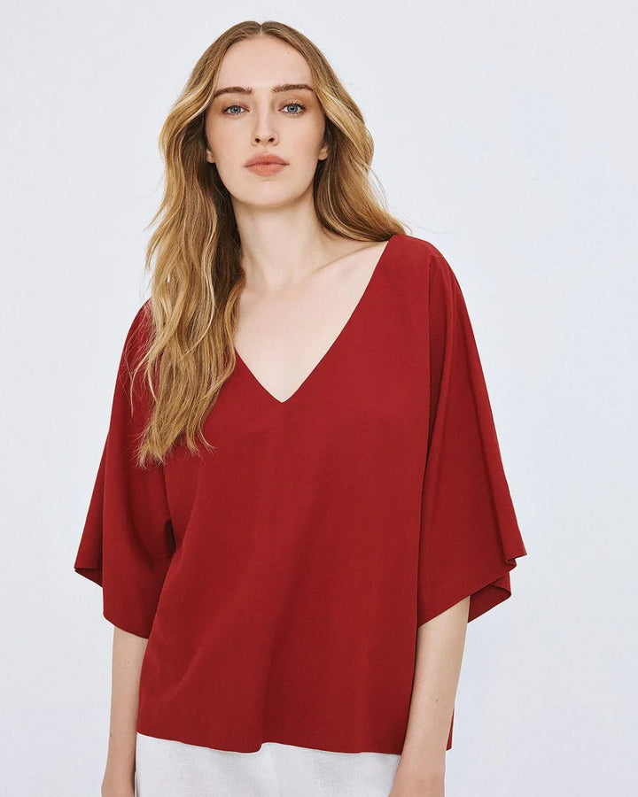 Μπλούζα με μανίκια νυχτερίδα Access Fashion