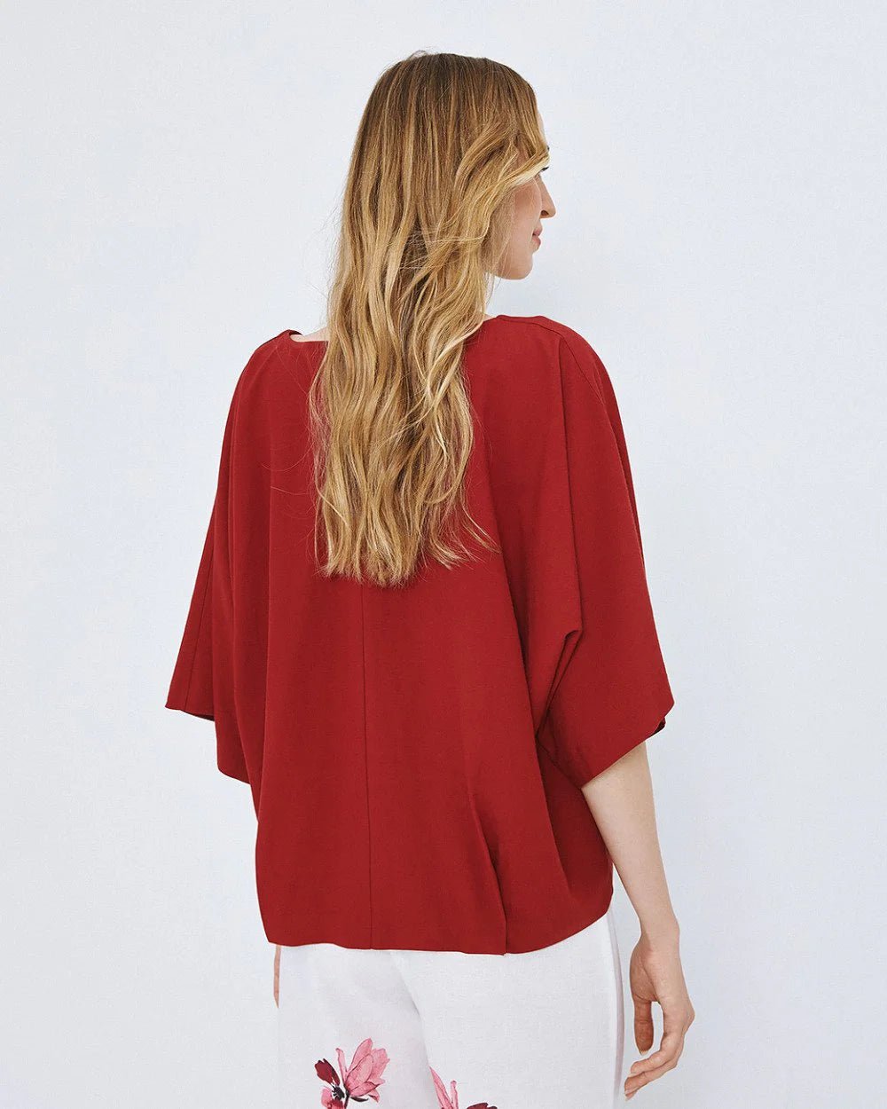 Μπλούζα με μανίκια νυχτερίδα Access Fashion