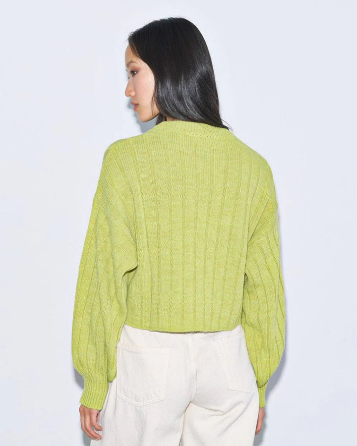 Μπλούζα πλεκτή oversized κοντή Access Fashion