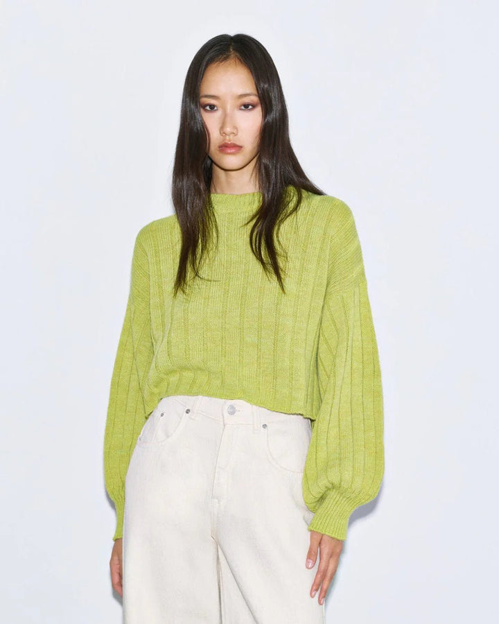 Μπλούζα πλεκτή oversized κοντή Access Fashion