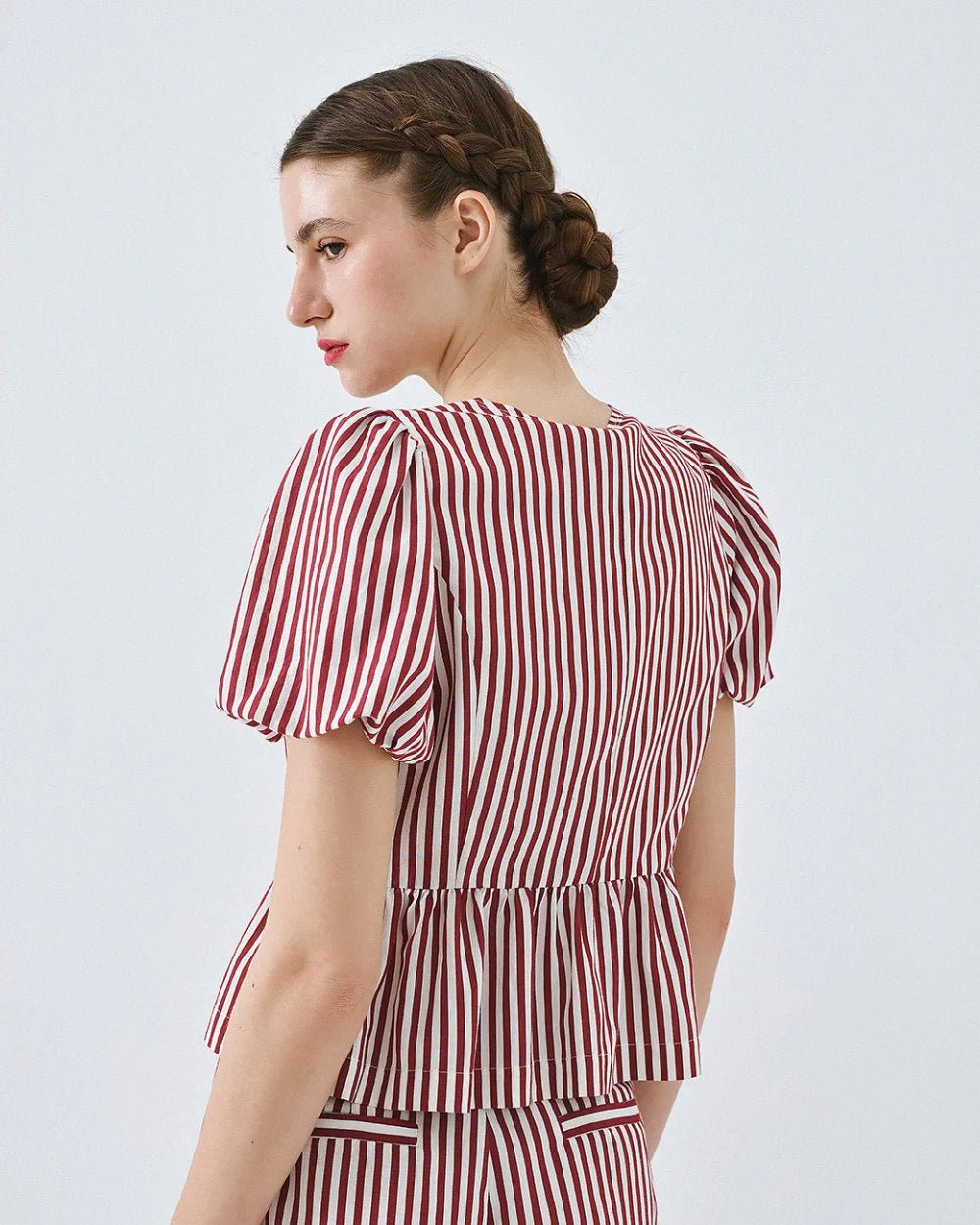 Μπλούζα ριγέ με φιόγκους Access Fashion