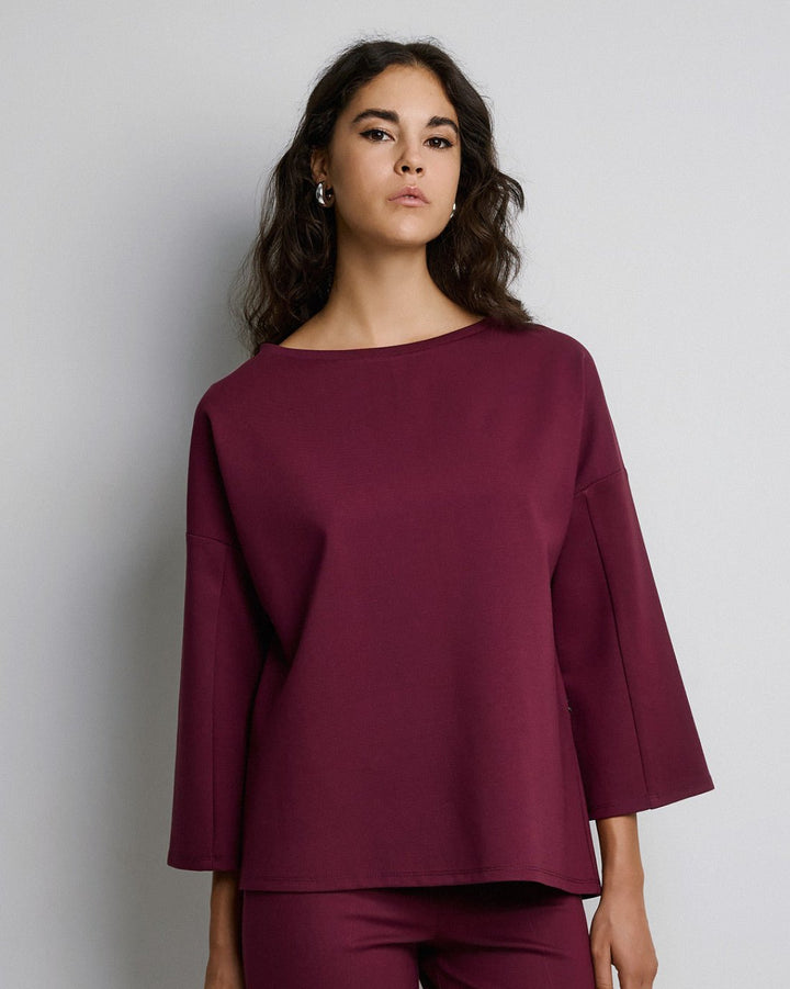 Μπλούζα με χαμόγελο λαιμόκοψη Access Fashion