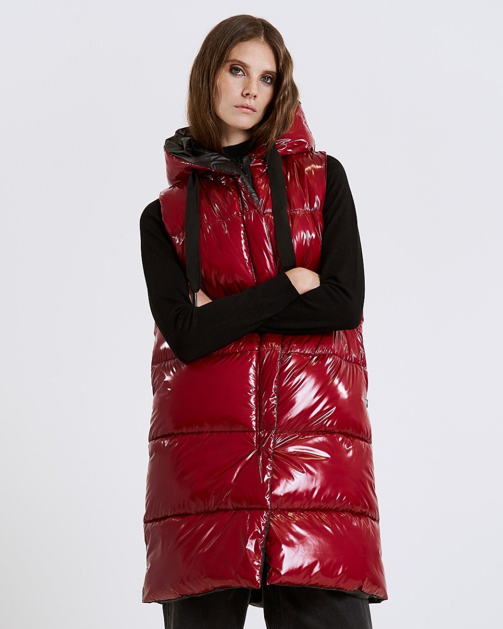 Μπουφάν puffer αμάνικο διπλής όψης Access Fashion - A Collection Boutique