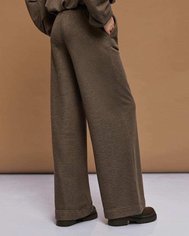 Παντελόνα φαρδιά με ελαστική μέση Access Fashion