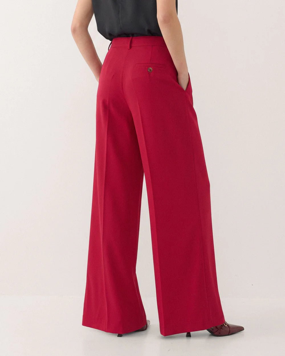Παντελόνα με πιέτες Access Fashion