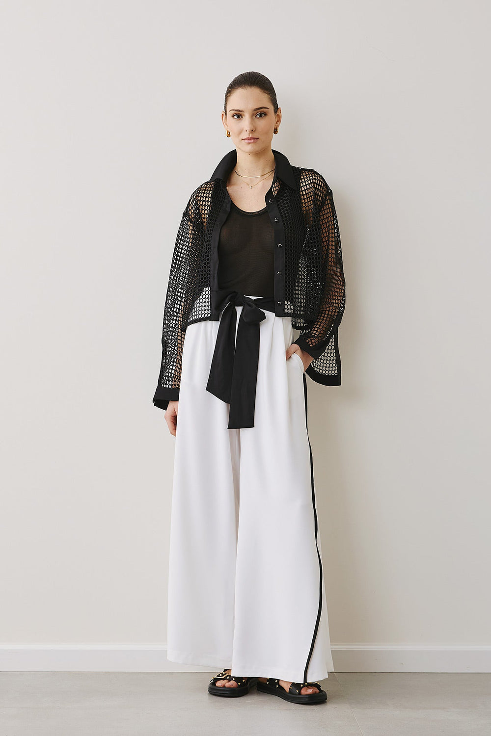 Παντελόνα με ρέλι Figaro Fashion