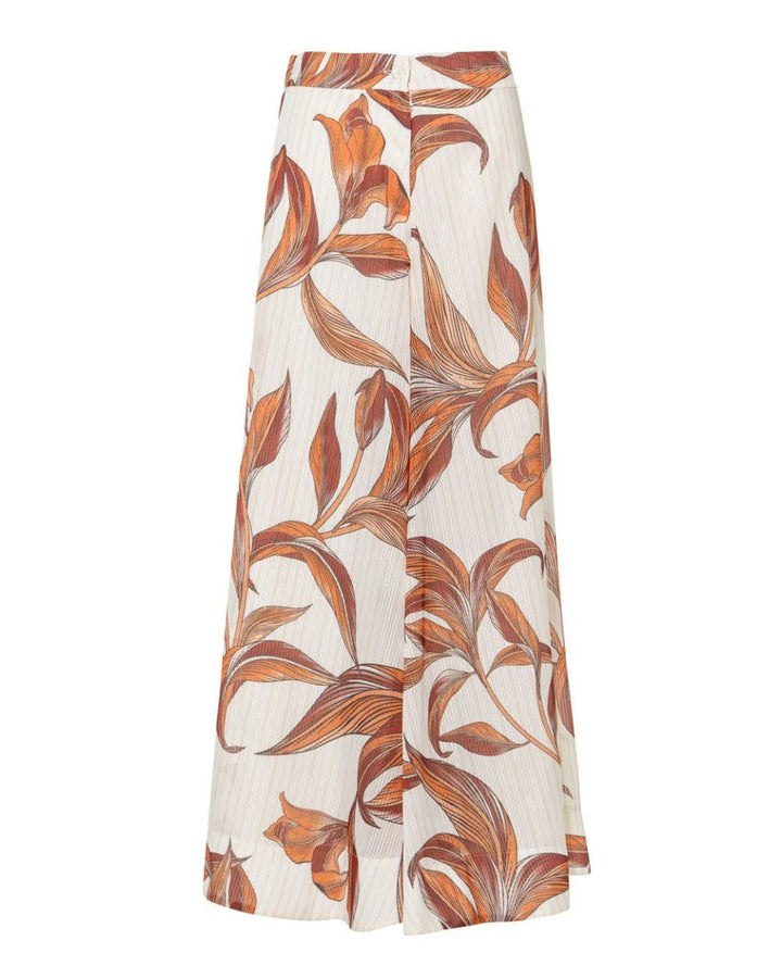Παντελόνα wide - leg εμπριμέ Access Fashion