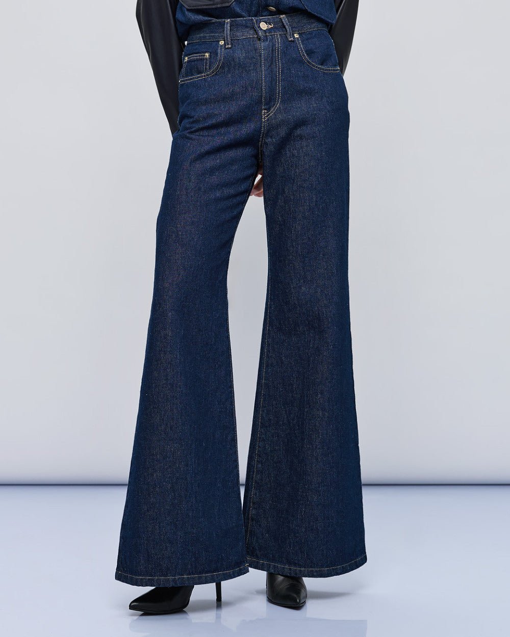 Παντελόνι denim καμπάνα Access Fashion