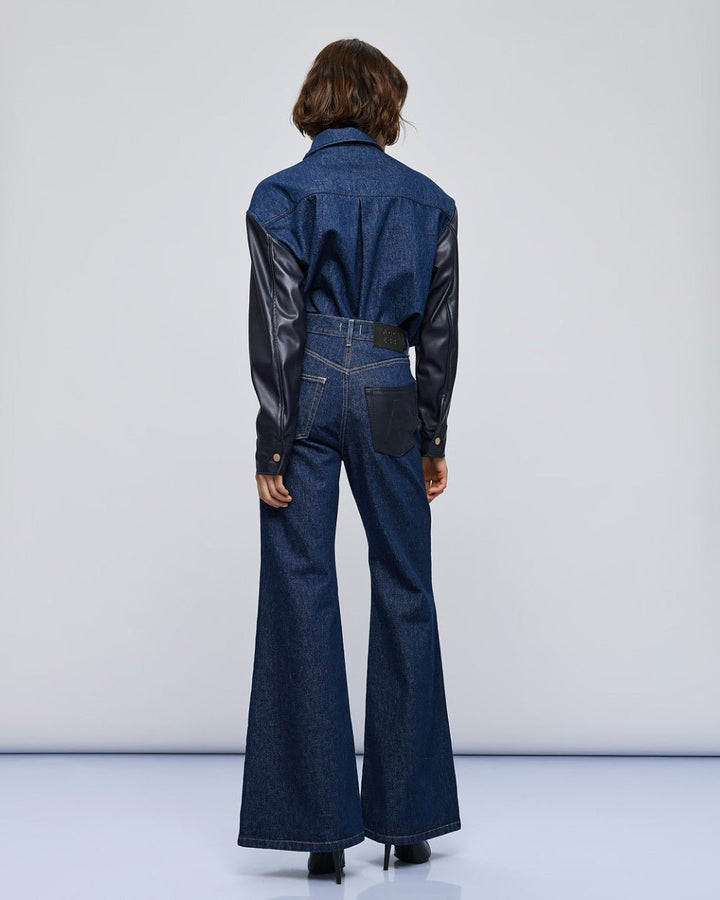 Παντελόνι denim καμπάνα Access Fashion