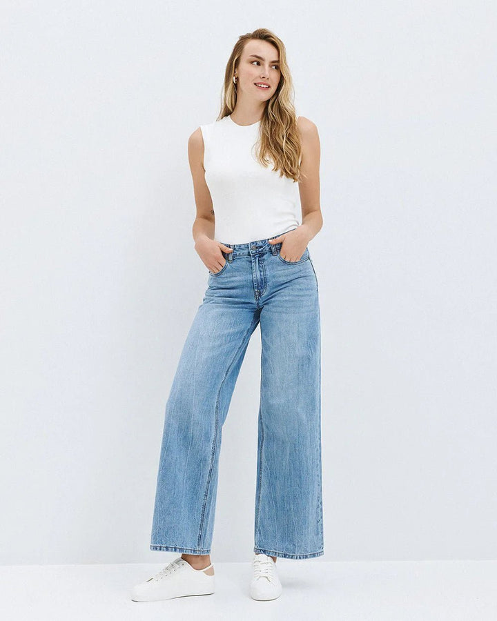 Παντελόνι denim low - rise Access Fashion