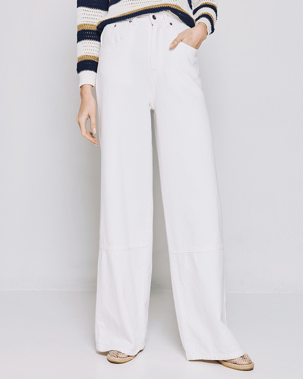 Παντελόνι denim με ραφές κάτω Access Fashion - A Collection Boutique