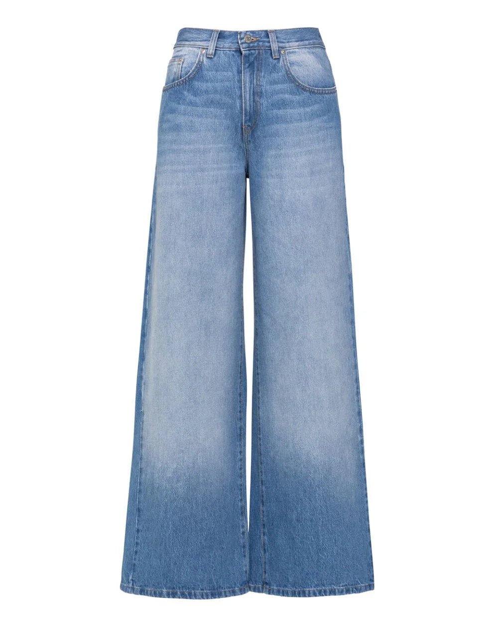 Παντελόνι denim wide leg ψηλόμεσο Access Fashion
