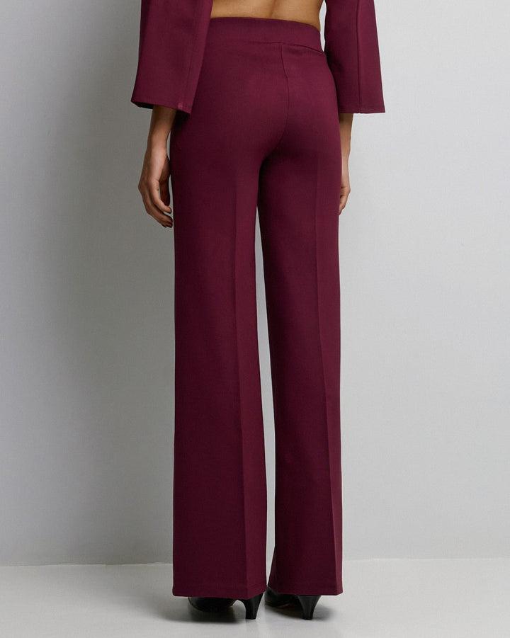 Παντελόνι ψηλόμεσο με ελαστική μέση Access Fashion
