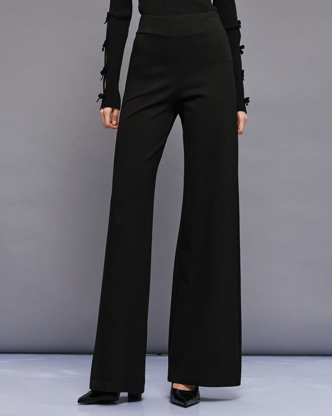 Παντελόνι ψηλόμεσο με ελαστική μέση Access Fashion