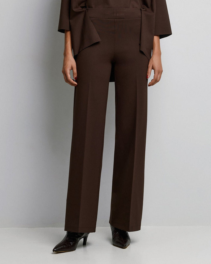 Παντελόνι ψηλόμεσο με ελαστική μέση Access Fashion