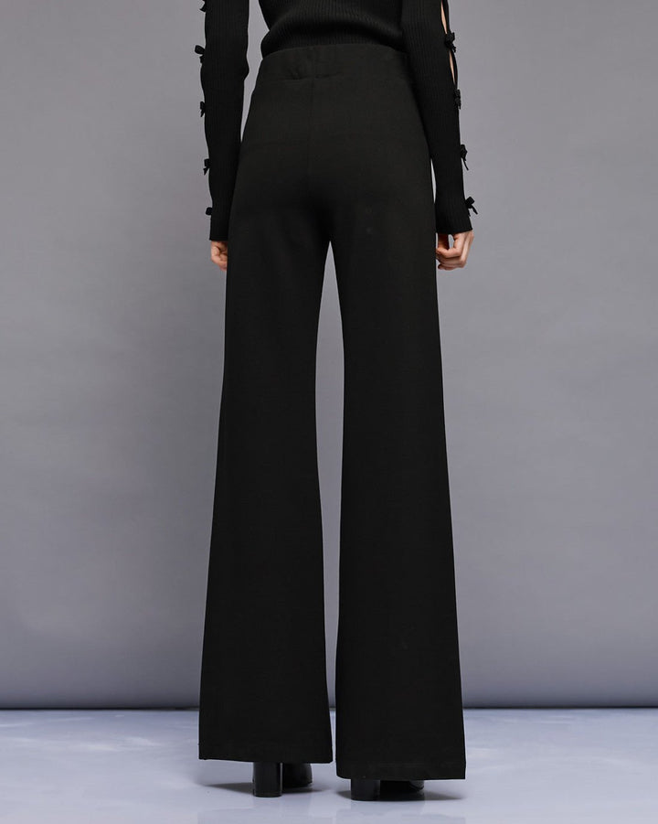 Παντελόνι ψηλόμεσο με ελαστική μέση Access Fashion