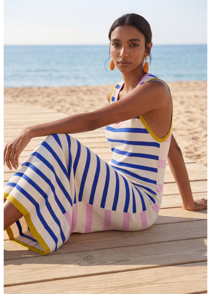 Πλεκτό φόρεμα riviera stripes Lola Casademunt
