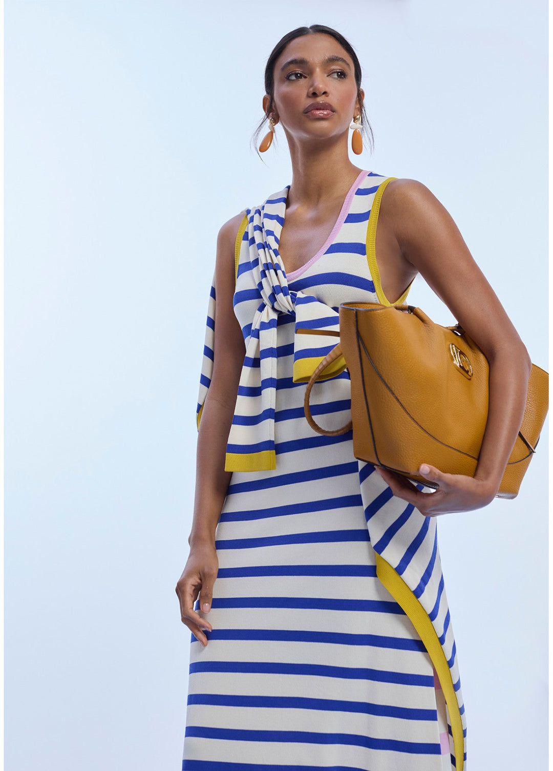 Πλεκτό φόρεμα riviera stripes Lola Casademunt