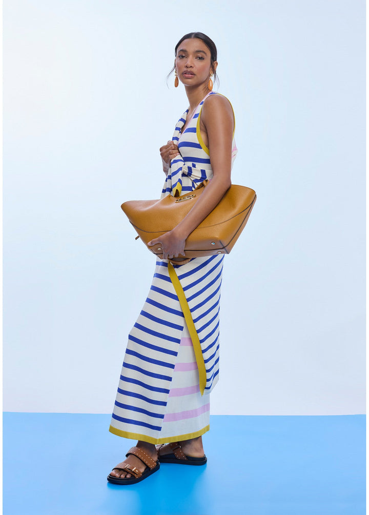 Πλεκτό φόρεμα riviera stripes Lola Casademunt