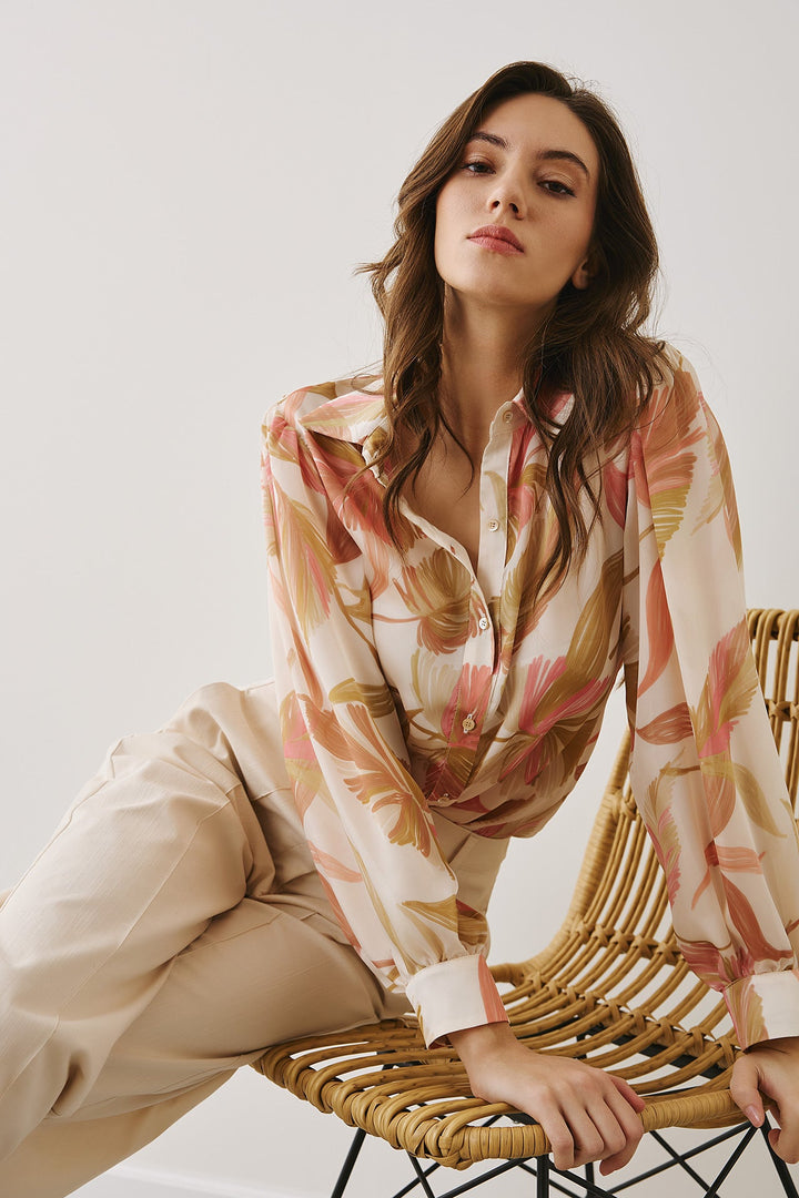 Πουκάμισο εμπριμέ Figaro Fashion - A Collection Boutique