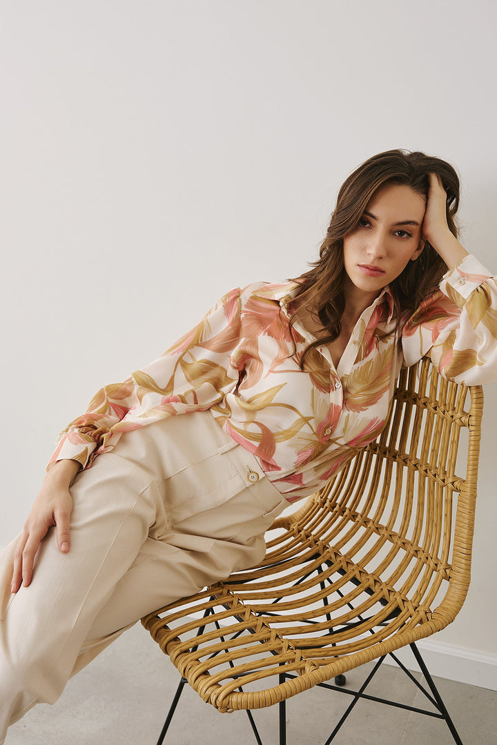 Πουκάμισο εμπριμέ Figaro Fashion - A Collection Boutique