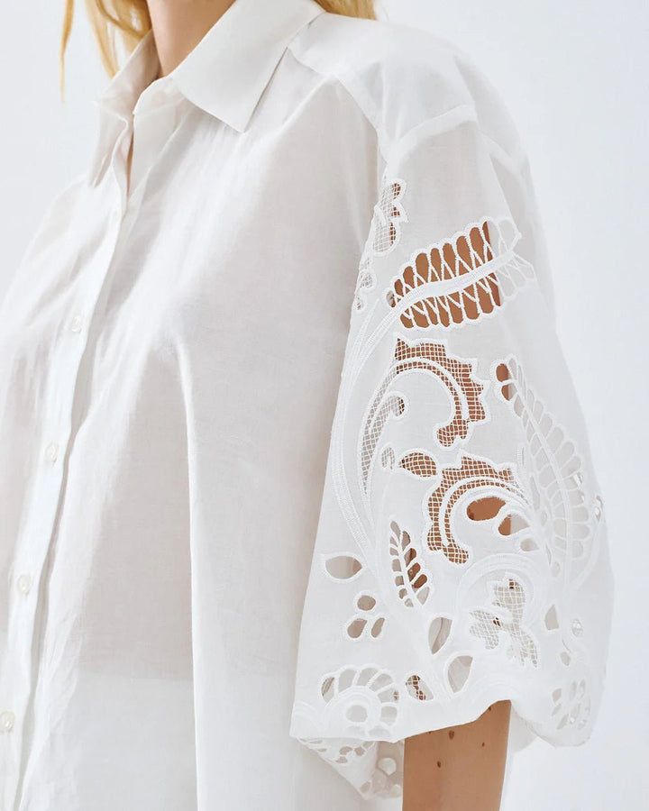Πουκάμισο με broderie μανίκια Access Fashion