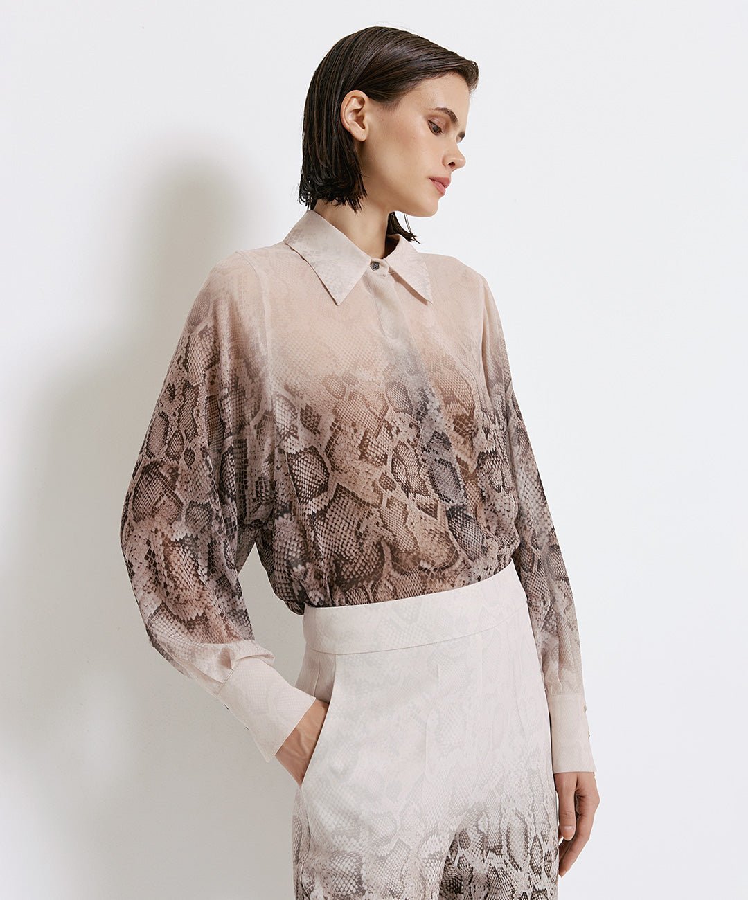 Πουκάμισο snake print Access Fashion