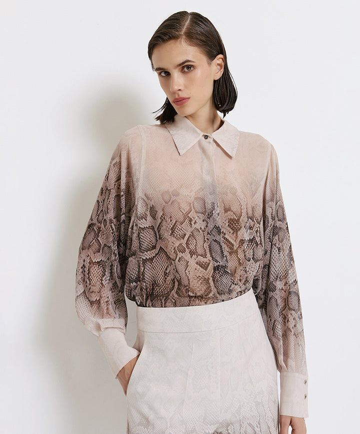Πουκάμισο snake print Access Fashion