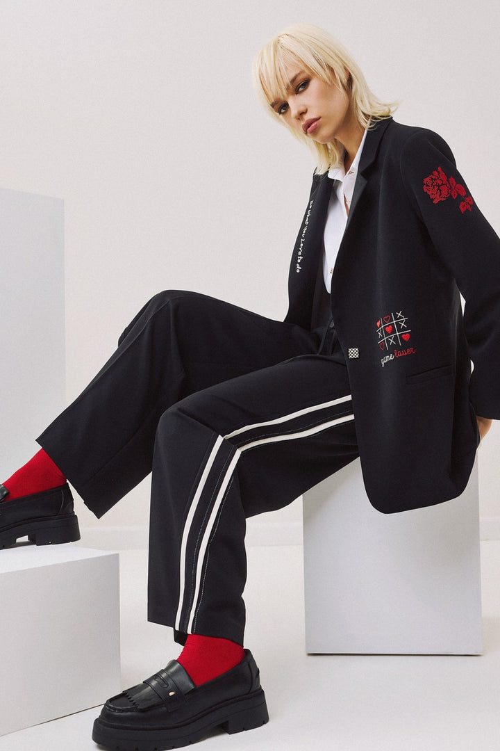 Σακάκι με κεντήματα Figaro Fashion