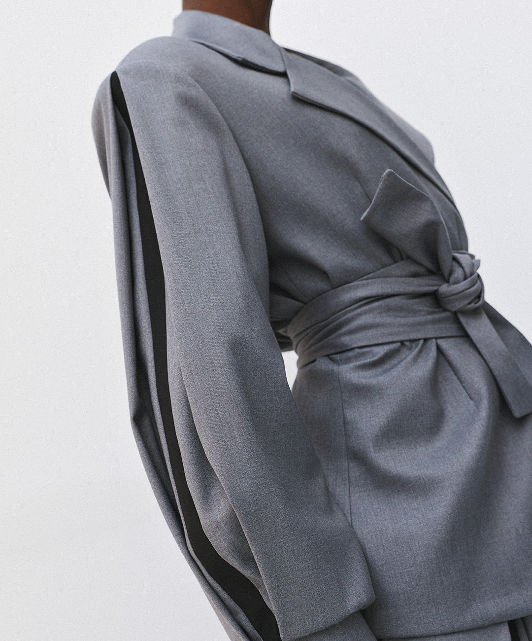 Σακάκι σταυρωτό με φουσκωτά μανίκια Access Fashion