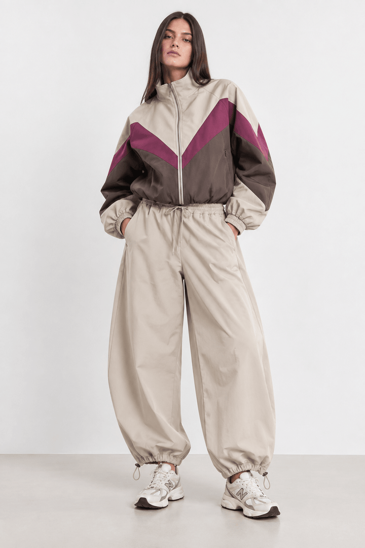 Σετ bomber jacket & balloon παντελόνα Lumina