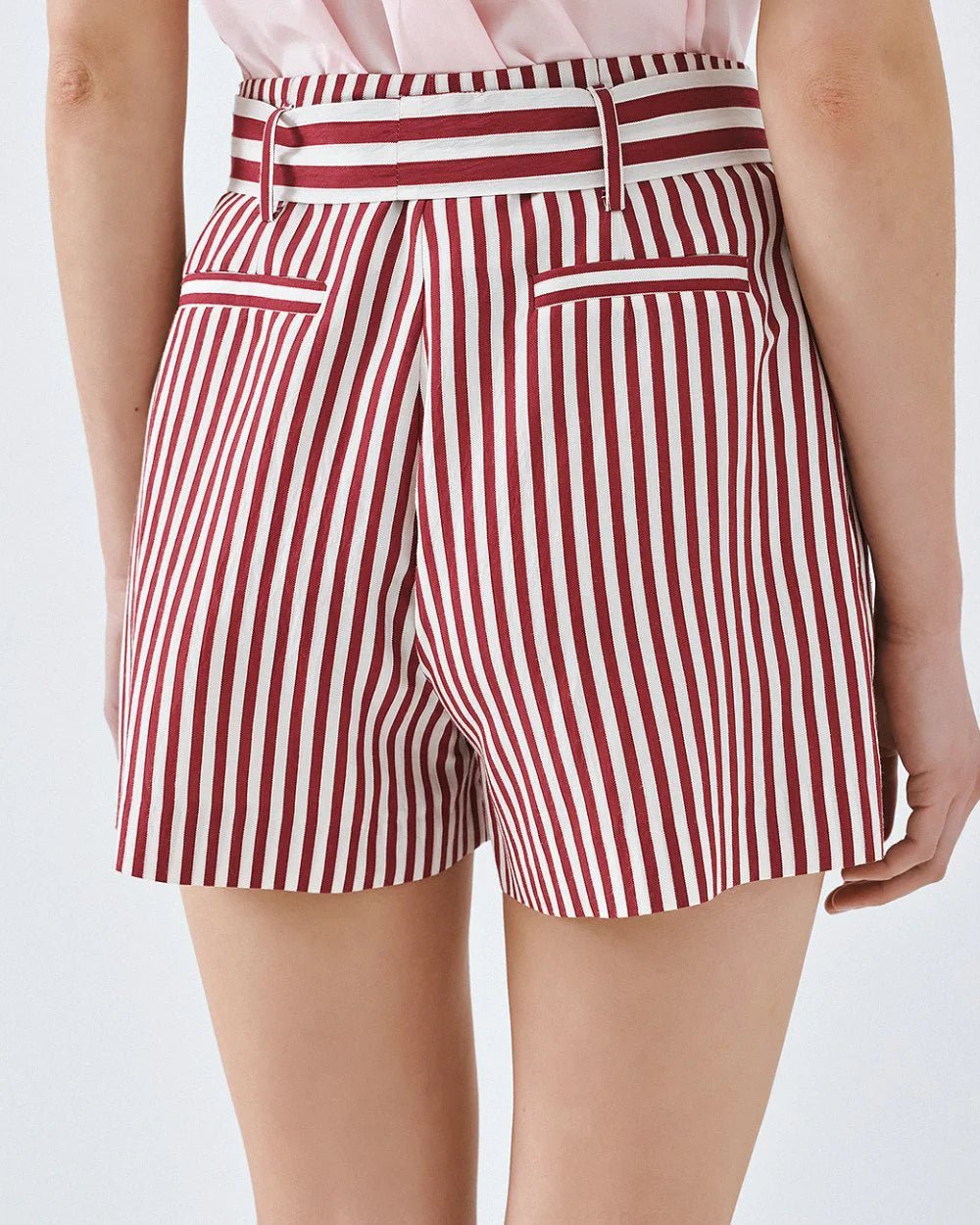 Σορτς με ρίγες και ζώνη Access Fashion