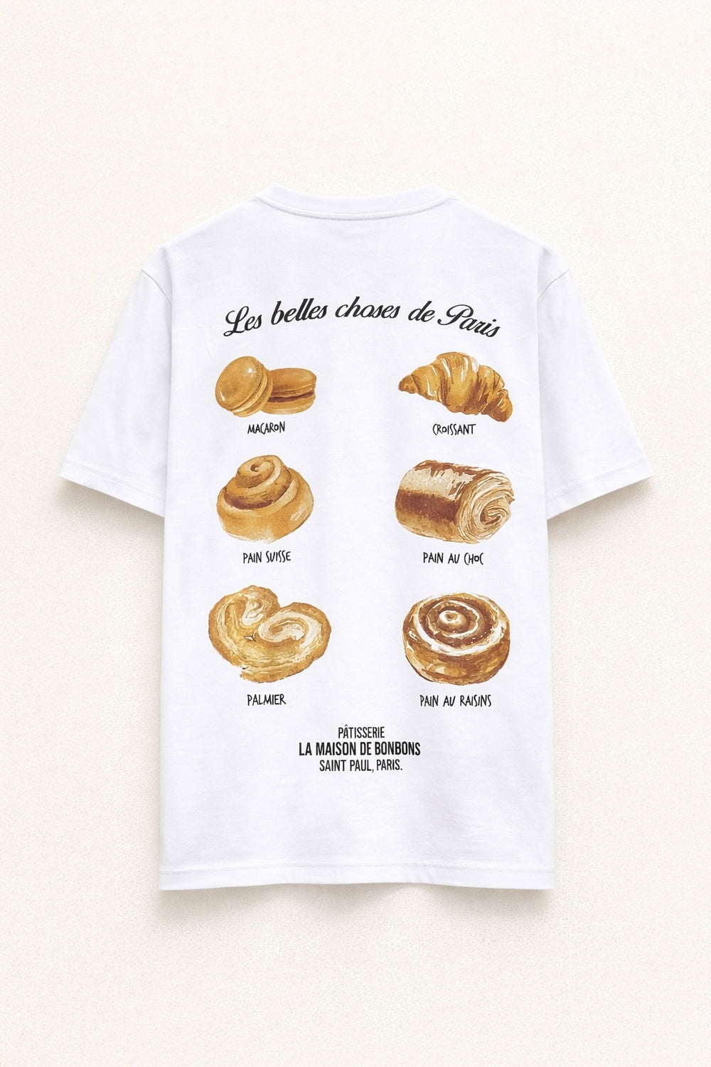 T-shirt με Paris pastry graphic print Lumina