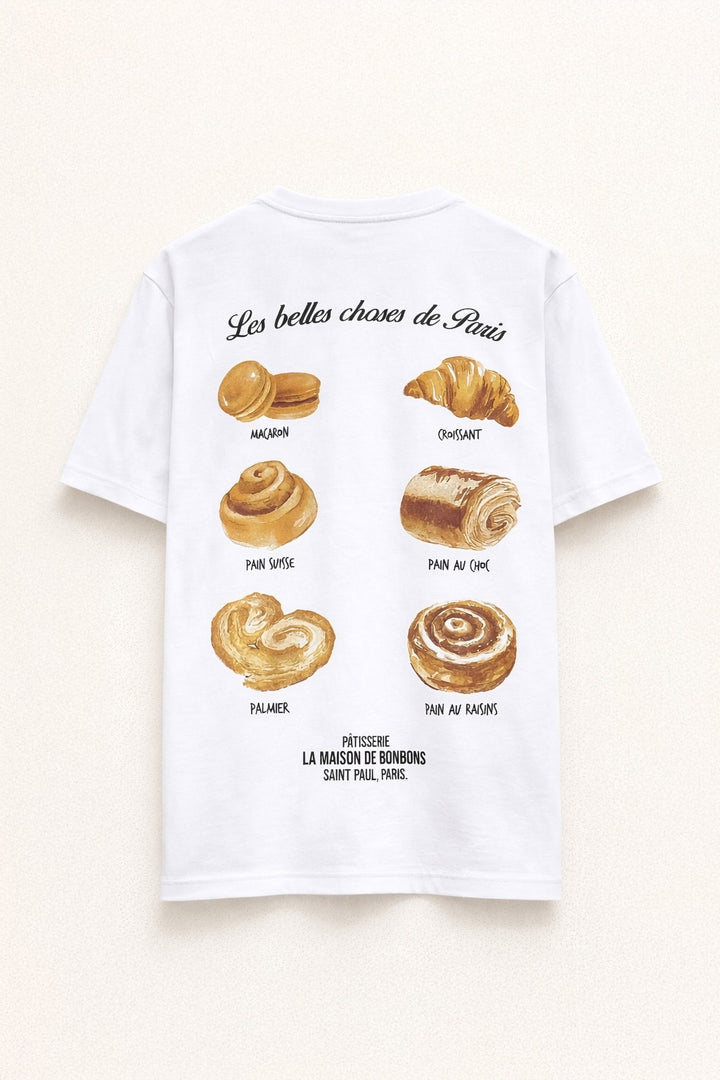 T-shirt με Paris pastry graphic print Lumina