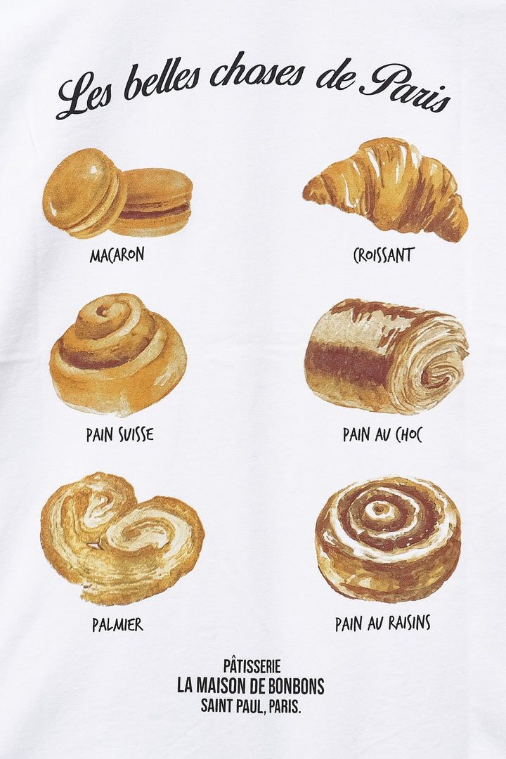 T-shirt με Paris pastry graphic print Lumina