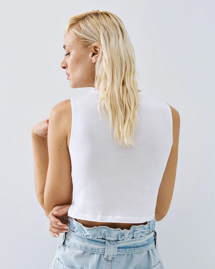 Τοπ κοντό αμάνικο Access Fashion