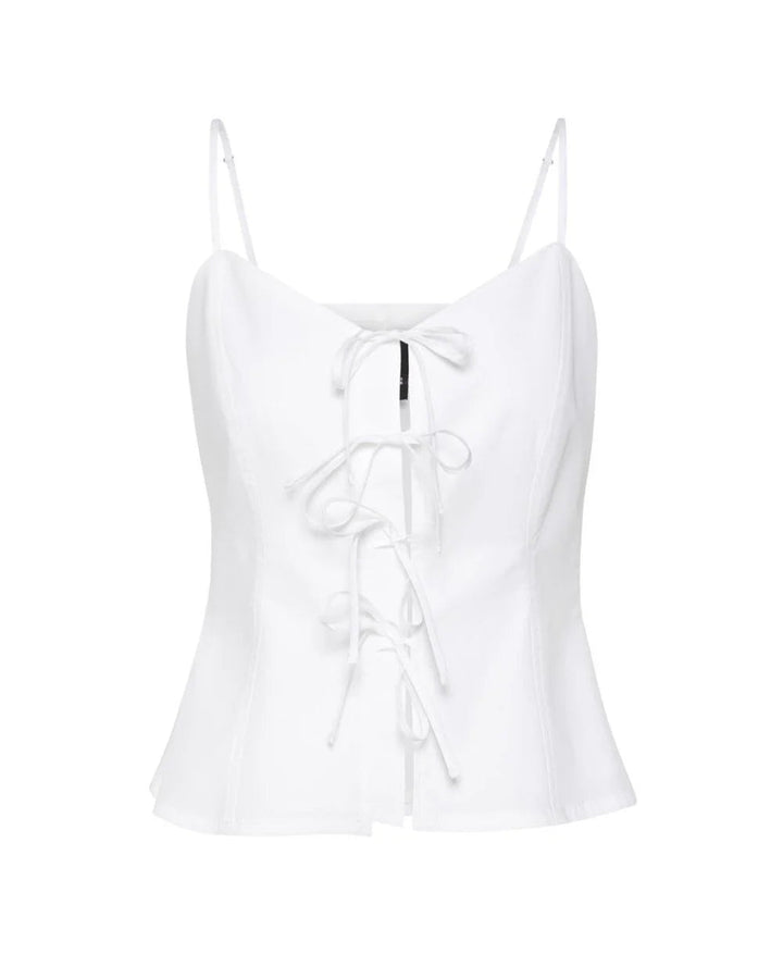Τοπ peplum με κορδόνια Access Fashion