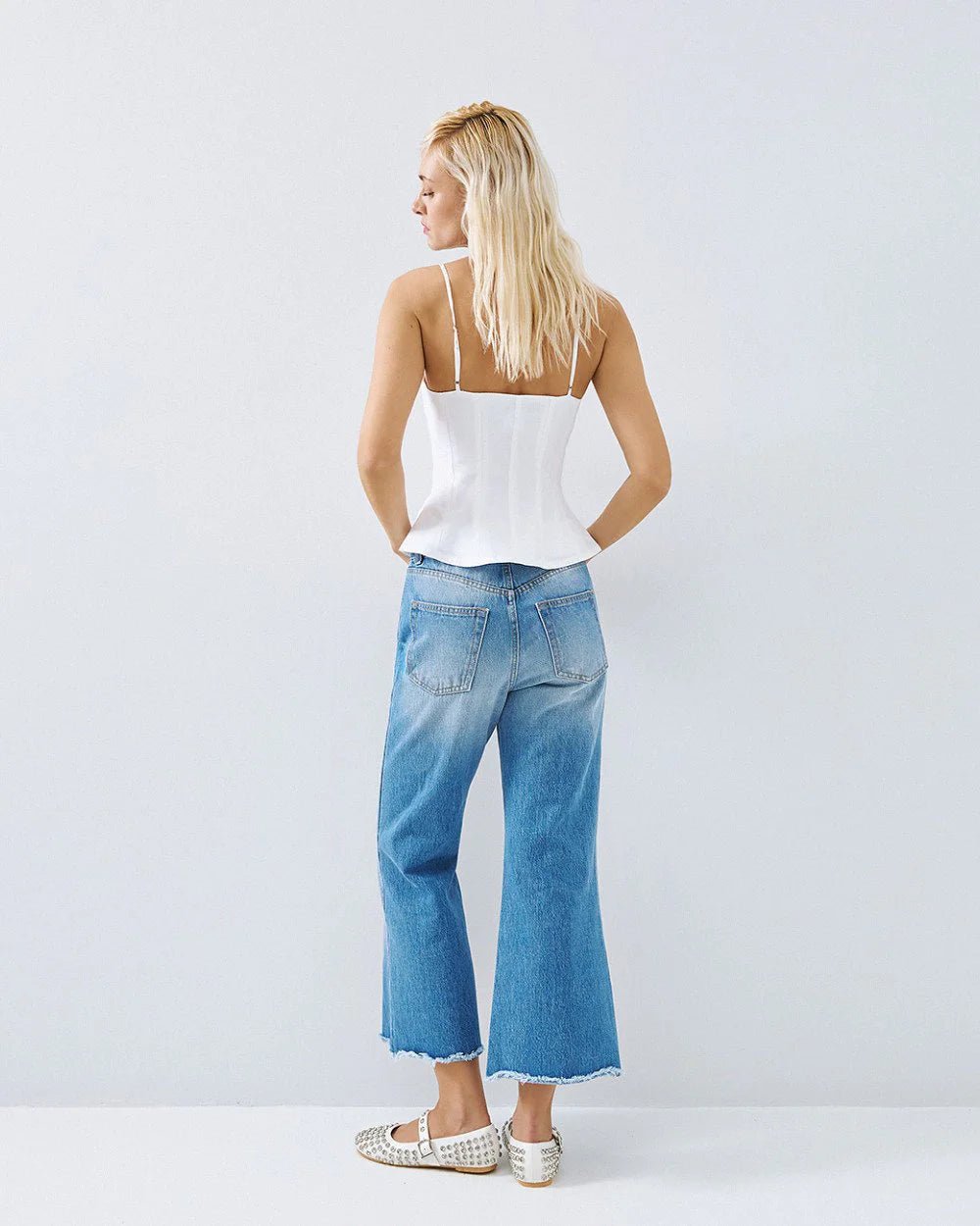 Τοπ peplum με κορδόνια Access Fashion