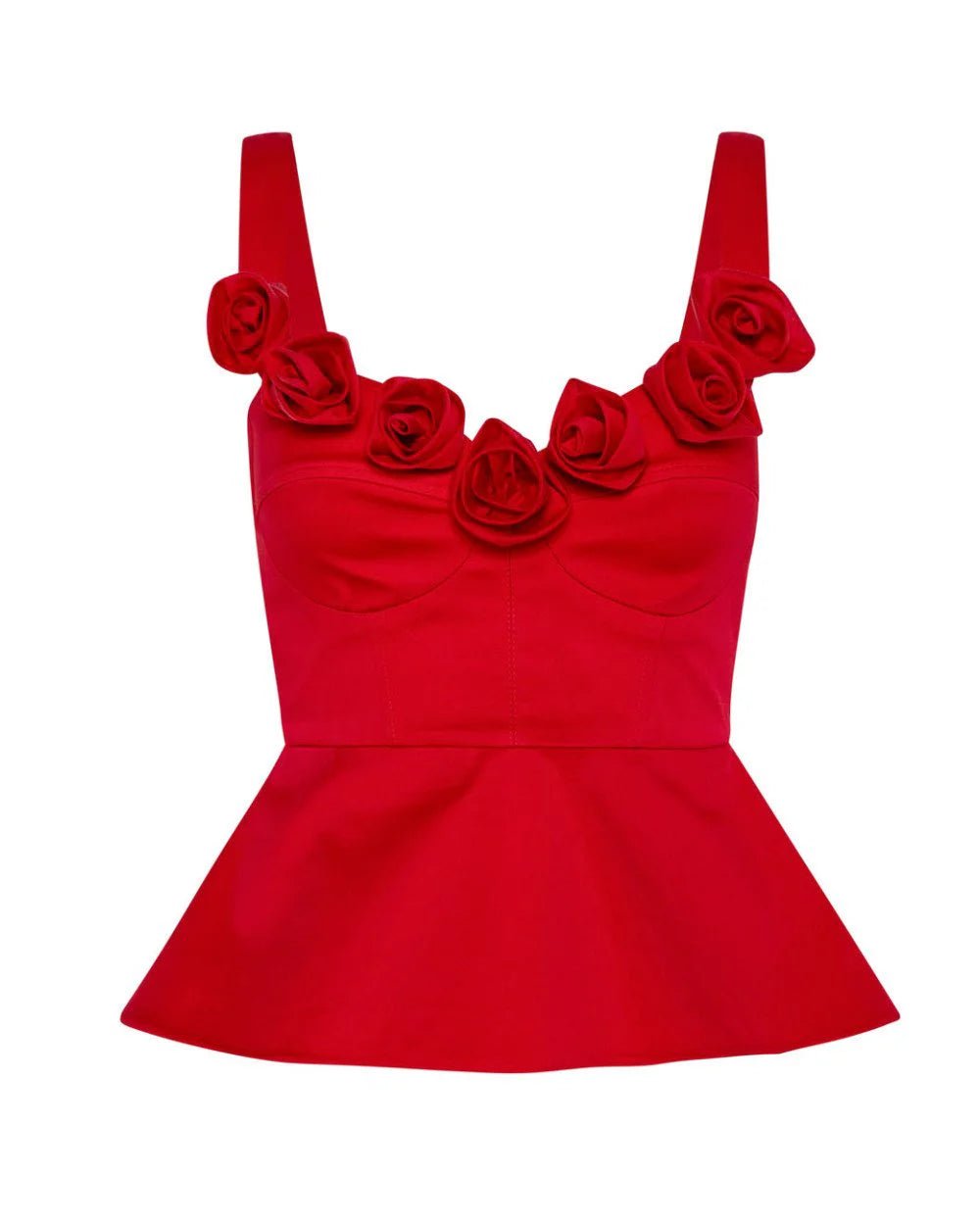 Τοπ peplum με λουλούδια Access Fashion