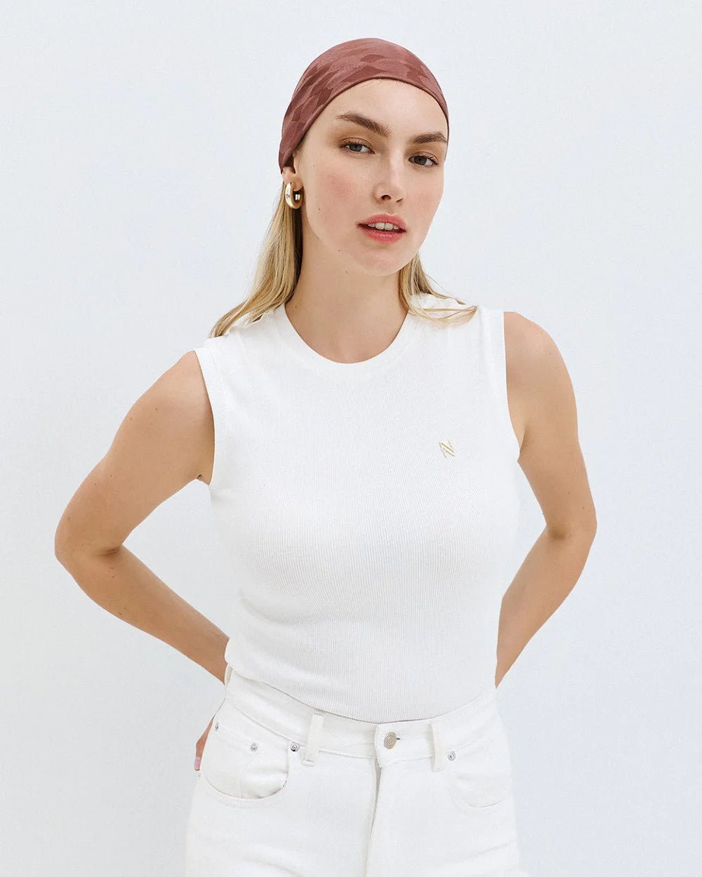 Τοπ ριπ αμάνικο Access Fashion
