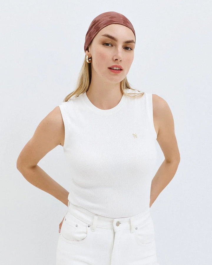 Τοπ ριπ αμάνικο Access Fashion