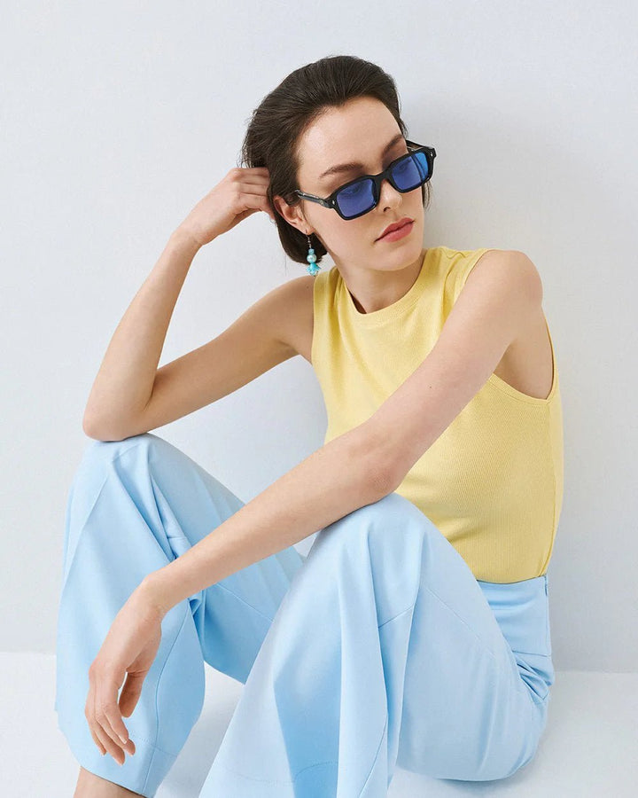 Τοπ ριπ αμάνικο Access Fashion